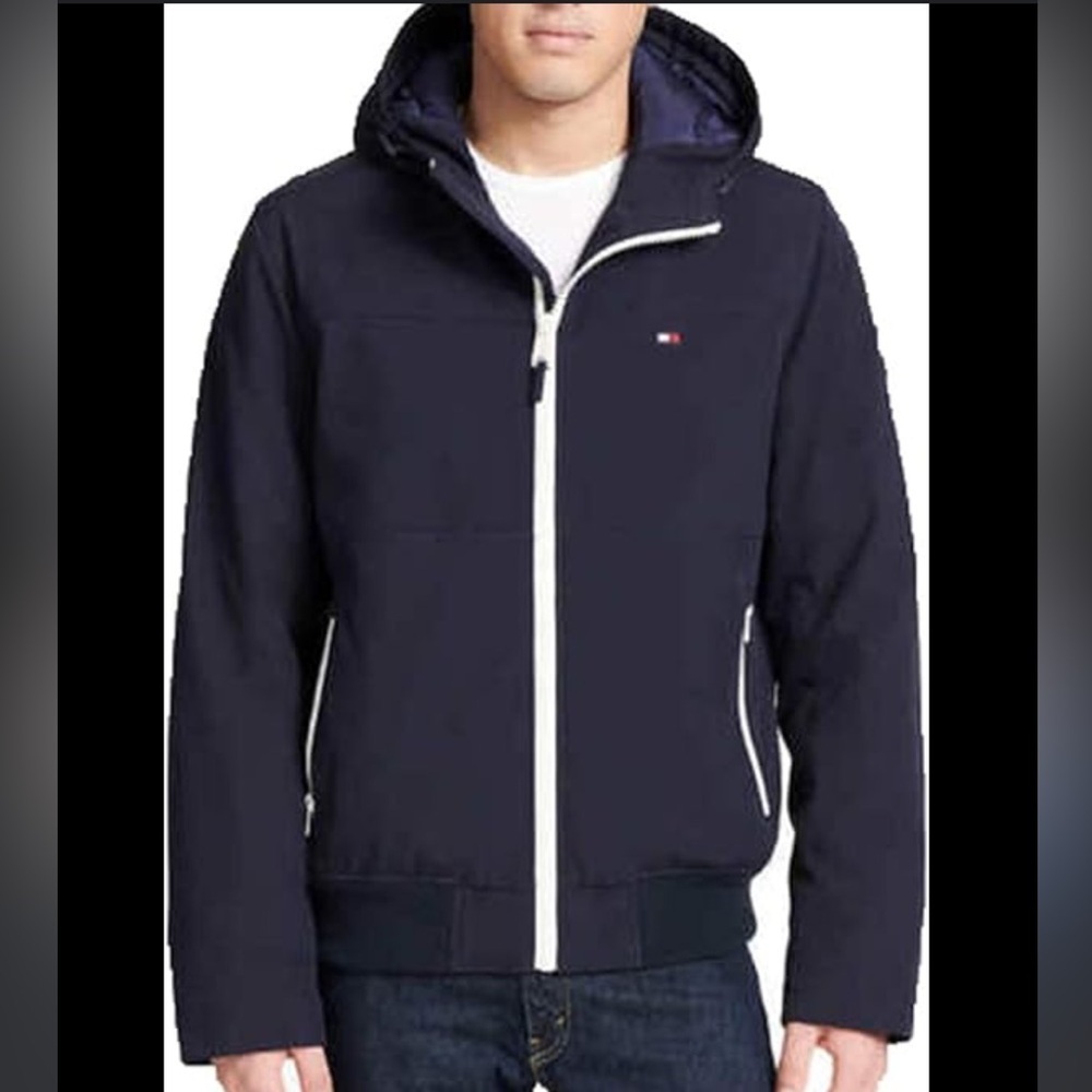 NWOT Men’s Tommy Hilfiger soft shell bomber jacket size medium